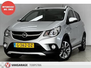 Opel Karl 1.0 Rocks Online Edition/ Apple + Android/ Dakrails/ DAB+/ 15'' LMV/ Extra getint glas/ Multi. Stuur/ Navi/ Cruise/ Bluetooth/ Airco/ Mistl./ PDC/ Metallic lak.
