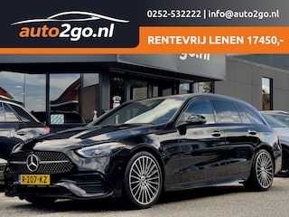 Mercedes-Benz C-klasse Estate 200 AUT9 AMG-LINE PANODAK LEDER NAVI CAMERA DIGI-DASH APPLE-CARPLAY LED LMV PDC