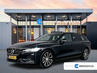 Volvo V60 T8 Recharge Plus Dark | 18" | Panoramadak | Head-Up | Trekhaak | Elektr. verst. Sportstoelen | 360 Camera | Stoel/Stuur/Achterbankverwarming
