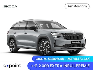 Skoda Kodiaq 1.5 TSI PHEV Sportline Limited 204 pk 6 versn. DSG | Comfort Pakket | Dynamic Chassis Control Pakket | Panorama Dak | Head-up display | Parkeer Pakket | Trekhaak | Winter Pakket