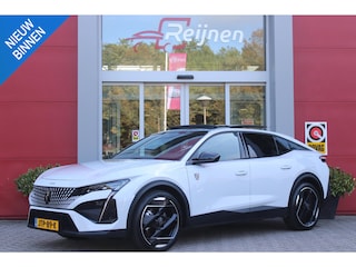Peugeot 408 1.6 HYbrid 225PK EAT8 GT | PANORAMA SCHUIF/KANTEL DAK | ELEKTRISCH VERSTELBARE VOORSTOELEN MET MASAGE FUNCTIE | VOORSTOELEN VERWARMBAAR | STUUR VERWARMING | SFEER VERLICHTING | 20" LICHTMETALEN VELGEN | ELEKTRISCH BEDIENBARE ACHTERKLEP | LED MATRIX KOPLAMPEN | 360° CAMERA | PARKEERSENSOREN VOOR + ACHTER | DRAADLOZE TELEFOONLADER | DRAADLOZE APPLE CARPLAY/ANDROID AUTO | NAVIGATIE | DODEHOEK DETECTIE | ADAPTIVE CRUISE CONTROL |