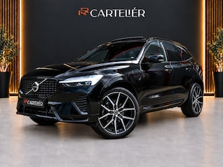 Volvo XC60 2.0 T6 R-Design AWD 398PK Long Range | Pano | Orrefors | 360 | Harmon Kardon | Keyless | ACC | Stoelverwarming voor+achter | Memory | Leder | Carplay | Trekhaak | Stuurwielverwarming | Digital Dash | Full Black | 21'' | Ambient | Led