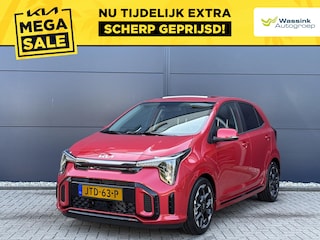 Kia Picanto 1.0 DPi 63pk 4-zits GT-Line | Stoel-/Stuurverwarming | Apple CarPlay/ Android Auto | SmartKey met start/stopknop | Climate Control | Schuif-/kanteldak