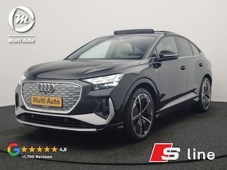 Audi Q4 35 S Line 55 kWh 170pk Dealer O.H. | Panodak | Adaptive Cruise | Camera | Matrix LED | Lederen Comfortstoelen Verwarmd | Virtual Cockpit | Lane Assist | DAB | 21"L.M |