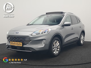 Ford Kuga 2.5 PHEV Titanium 225pk Dealer O.H. | Trekhaak Afn. | Panodak | Camera | Stoelen & Stuur Verwarmd | Apple Carplay | Keyless | Virtual | Cruise Control | Navigatie | DAB | Plug In Hybrid |