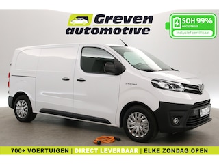 Toyota Proace Elektrisch 75 kWh L2H1 Long Range | Snelladen | SOH 99% | Airco | Cruise | 3 Zits | Carplay | Parkeersens.