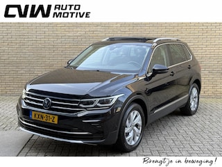 Volkswagen Tiguan 1.4 TSI eHybrid 245pk Elegance Business+ | Panoramadak | Trekhaak wegklapbaar | Virtual cockpit | Adaptieve cruise | Camera | Navigatie | Apple CarPlay | Stoel&stuurverwarming | Keyless | DAB | Sfeerverlichting | IQ-light | Elektrische achterklep | Volledig onderhouden