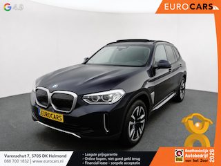 BMW iX3 High Executive Edition 80 kWh SOH 98,6% Panoramadak Trekhaak Navigatie Apple CarPlay Android Auto Camera Parkeerhulp Adaptive Cruise Control Stoelverwarming Full Led Leder Climate Control Lichtmetalen velgen