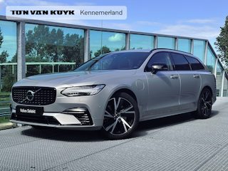 Volvo V90 2.0 T8 Plug-in hybrid AWD Ultimate Dark Volvo V90 2.0 T8 Recharge AWD Ultimate Dark / Pano. dak / Trekhaak / Harman kardon / Elek. verstelbare stoelen / Voor+achter+stuur verwarmd / Leder / Head-up display /