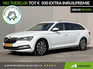 Skoda Superb Combi 1.4 TSI iV Business Edition Plus / 1.600 kg Elektrische trekhaak / PHEV Plug In / Accu SoH 100% / Elektrische stoelen & klep / Adaptieve CC / Virtual Cockpit / Navigatie / Apple Carplay Android / Climate Control /17" LM wielen /