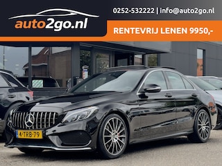 Mercedes-Benz C-klasse 200 2.0 AUT7 AMG-LINE PANODAK SPORTLEDER NAVI AIRCO LED LMV PDC