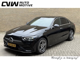 Mercedes-Benz C-klasse 300 e AMG Line | 3 fase | Trekhaak wegklapbaar | 360 camera | Sfeerverlichting | Adaptieve cruise | Sportstoelen | Stoelverwarming | Memory | Dodehoekdetectie | Navigatie | Apple CarPlay | Virtual cockpit | DAB | Keyless entry&start | Volledig dealeronderhouden
