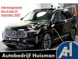 Volvo XC90 2.0 T8 AWD 335kW/456pk Aut8 Recharge Ultra Bright 7P LUCHTVERING + HARMAN/KARDON + MASSAGE + ALCANTARA HEMEL + ADAPT.CRUISE + PANORAMADAK + HEAD-UP + STOELVERWARMIN V&A + STUURVERWARMING + LEDEREN DASHBOARD + 360 CAMERA + STOELVENTILATIE + 21" LM-VELGEN!!