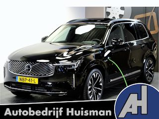 Volvo XC90 2.0 T8 AWD 335kW/456pk Aut8 Recharge Ultra Bright 7P LUCHTVERING + HARMAN/KARDON + MASSAGE + ALCANTARA HEMEL + ADAPT.CRUISE + PANORAMADAK + HEAD-UP + STOELVERWARMIN V&A + STUURVERWARMING + LEDEREN DASHBOARD + 360 CAMERA + STOELVENTILATIE + 21" LM-VELGEN!!
