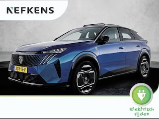 Peugeot 3008 Launch Edition 325pk Dual Motor 73 kWh Automaat | 490km WLTP Actieradius | Warmtepomp | Navigatie | Panoramisch schuif-kanteldak | 360° camera | Lederen AGR stoel elektrisch+geheugen+massage | FOCAL HiFi | Adaptieve cruise control | Handsfree achterklep | Matrix LED koplampen | Stoel- en stuurverwarming | Keyless | Draadloze Apple Carplay / Android Auto + telefoonlader | Dodehoeksensor | Parkeersensoren v+a | Donker getint glas | 20" Lichtmetalen velgen |