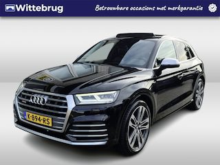 Audi Q5 3.0 TFSI quattro Pro Line Plus / AUTOMAAT/ 354 PK/ PANO/ NAPPA LEER/ TREKHAAK/ CAMERA/ SMARTPHONE INTERFACE/ STOELVERWARM./ ELEK.STOELEN/ CRUISE/ DODEHOEK/ KEYLESS/ ELEK.ACHTERKLEP/ NAVI/ DAB/ 21'" LMV