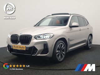 BMW X3 iX3 Sport 80 kWh 286pk Dealer O.H | Panodak | Adaptive Cruise | Camera | Lederen Sportstoelen Memory & Verwarmd | Sfeerverlichting | Blis | Apple Carplay | Navigatie | DAB | 19"L.M