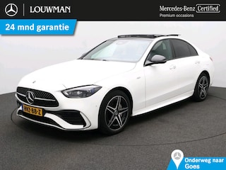 Mercedes-Benz C-klasse 300 e Business Solution AMG Premium Plus | AMG Line | Night Pakket | Alarm | Panorama Schuif-Kanteldak | Digital Light | Distronic. Inclusief 24 maanden Mercedes-Benz Certified garantie voor Europa.