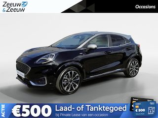 Ford Puma 1.0 EcoBoost Hybrid | Dealer onderhouden | Automaat | Winter pack | BLIS | Adapt. Cruise control | Lederen bekleding | Elektr. Achterklep | 18" lichtmetalen velgen | Bovag garantie |