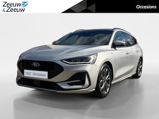 Ford Focus Wagon 1.0 EcoBoost Hybrid ST Line X | Automaat | Pano dak | BLIS | Adapt. Cruise control | Winter pack | Draadloos opladen mobiel | Parkeersensoren voor en achter | Achteruitrijcamera | B&O audio | Bovag garantie |