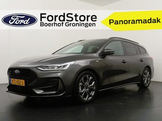 Ford Focus Wagon EcoBoost Hybrid 155 pk ST-Line | Pano | Winterpack | Cruise control | Climate control | SYNC 4 | All-season banden |