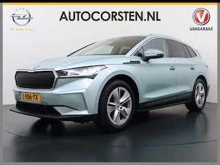 Skoda Enyaq iV 204PK 80 SOH 92% Camera 3-Zone Ecc Stoel+Stuurverwarming Elek.Achterklep Navi Apple Carplay Android Auto Keyless advanced Pdc Comfort+Klimaat Plus P-Assist Isofix Privacy Glas Lmv DAB Rijstrooksensor 1e Eigenaar Dealeronderhouden