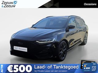 Ford Focus Wagon 1.0 EcoBoost Hybrid ST Line Style | Dealer onderhouden | NL auto | Winter pack | Trekhaak | Navigatie | Apple carplay & Android auto | Parkeersensoren voor en achter | Achteruitrijcamera | Cruise control | Draadloos opladen mobiel | Privacy glas | Bovag garantie |