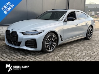 BMW i4 M50 High Executive 84 kWh 19"/Schuif-kanteldak/Trekhaak/Leder + memory/Stoel + stuurverwarming/Harman Kardon/Dodehoek/Adaptieve cruise/Keyless/360 camera