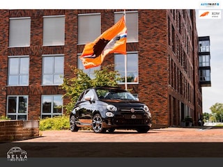 Fiat 500 0.9 TwinAir Rockstar | RIJKLAARPRIJS | Apple CarPlay | Blauwe Leren Accenten | Sportstoelen
