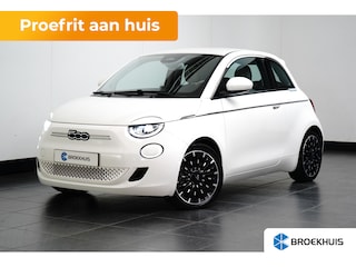 Fiat 500 La Prima By Bocceli 42 kWh Navigatie | Parkeersensoren Achter | Lederen Bekleding | Climate | Cruise | LED | 17" Lichtmetaal | Airco (automatisch) | Apple Carplay/Android Auto|telefoonintegratie premium | Centrale deurvergrendeling