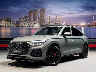 Audi Q5 50 TFSI e 3x S-Line Chronosgrey|Luchtvering|Trekhaak|Panorama|360camera|BTW