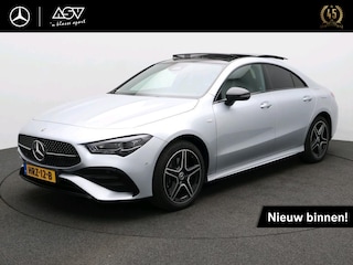 Mercedes-Benz CLA 250 e Business Solution AMG | Trekhaak | Panorama - schuifdak | Adaptieve Cruise Control | Winter Pack | Verwarmd Stuurwiel | MULTIBEAM LED | KEYLESS-GO | 19" AMG Velgen