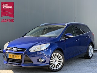 Ford Focus Wagon BWJ 2014 | 1.0T 126PK TITANIUM | TREKHAAK | CLIMA | NAVI | PDC 2X | DONKER GLAS | LICHTMETAAL |