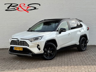 Toyota RAV4 2.5 Hybrid AWD Bi-Tone Trekhaak Leder Panorama JBL Verwarmde voorruit en stuur
