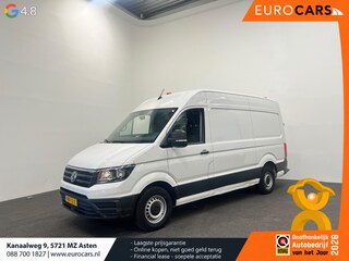 Volkswagen Crafter 35 2.0 TDI L3H3 Trendline RDW 140pk Camera PDC Achter Cruise Control Airco CarPlay Trekhaak 3000kg Bluetooth Composition Media Verwarmbare Voorruit Elek. Spiegels Elek. Ramen Centrale Vergrendeling Comfortstoel