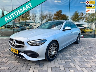 Mercedes-Benz C-klasse 200 Luxury Line, 1e eigenaar, NAP, CarPlay, Leder, DISTRONIC, 18 inch