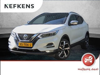 Nissan Qashqai 1.2 Tekna + | Trekhaak | Panoramadak | Elektrisch verstelbare stoelen met lederen bekleding | Bose hifi | Navigatie