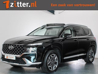 Hyundai Santa Fe 1.6 T-GDI PHEV Premium Plus Sky 7-Persoons Panoramadak, Volleder, SOH 99,8%, Vol optie!