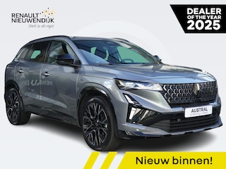 Renault Austral 1.2 full hybrid 200 esprit Alpine / 8.000KM / NAVI / CAMERA / PDC 360 / ADAPT. CRUISE / BLINDSPOT / ELEK. STOELEN / MASSAGE / STOELV. / STUURV. / ELEK. ACHTERKLEP / KEYLESS / CLIMATE / 20'' LMV