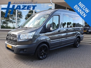 Ford Transit 330 2.0 TDCI 130 PK L2H2 DUBBEL CABINE 5-PERS. *85.969 KM* | EURO 6 | TREKHAAK 2650 KG | LMV