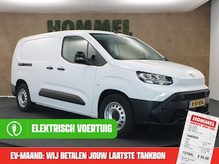 Toyota Proace City Navigator LONG 50 kWh - DIRECT UITVOORRAAD LEVERBAAR - 3 FASE LADEN - SNELWEG LAADMOGELIJKHEID - NAVIGATIE - EXTRA LANGE LAADRUIMTE - APPLE CARPLAY/ANDROID AUTO - PARKEERSENSOREN ACHTER - SCHUIF DEUR RECHTS - 3 ZITS UITVOERING - 2 LAADKABELS - RUITEN IN ACHTERDEUREN - 16 INCH WIELEN MET BRIDGESTONE BANDEN