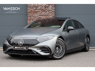 Mercedes-Benz EQS 580 4MATIC AMG Line 108 kWh | Luchtvering | Hyperscreen | Achterasbesturing | Distronic+ | Stoelventilatie | Massage | HUD | Verwarmd Stuurwiel | Digital Light |