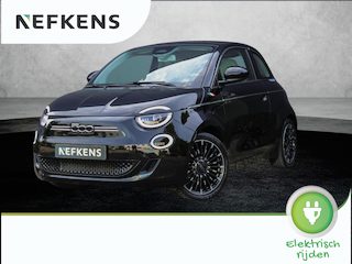 Fiat 500 La Prima 42kWh | ACCU 93% | 1ste eigenaar | Elektrisch schuifdak | Camera | LEER | Stoelverwarming