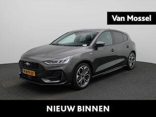 Ford Focus Hybrid ST Line X | 155 PK | SYNC 4 |18 INCH VELGEN | B&O AUDIO | DRIVER ASSISTANCE PACK | WINTER PACK | LEDEREN BEKLEDING | ALL SEASONBANDEN | ADAPTIVE CRUISE CONTROL | UITGEBREIDE STOELEN | STOELVERWARMING |