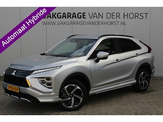 Mitsubishi Eclipse Cross 2.4-188pk PHEV 'Instyle'. Zeer nette en luxe Mitsubishi Eclipse plug-in-hybride, slechts 61.424km ! Autm. airco dual, adapt. cruise cntrl, Apple carplay/Android auto, trekhaak, telefoonvoorb., stoel- en achterbankverw., camera v+a, LED verl. etc. etc.