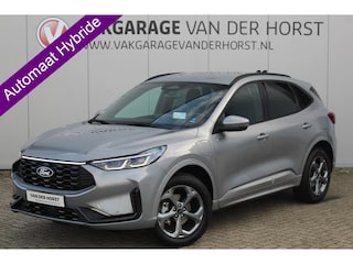 Ford Kuga 2.5 243 pk PHEV ST-Line X Maart 2026, slechts 8.700km ! Autm. airco dual,  LED verl., navigatie, telefoonvoorb., stoel-, stuur-, voorraam- en achterbankverw., side- en lan
