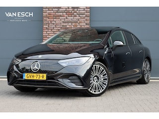 Mercedes-Benz EQE 300 AMG Line 89 kWh | Luchtvering | Distronic+ | Panoramadak | Leder | Burmester | Digital Light | Verwarmd Stuurwiel | Surround Camera | Keyless Go |