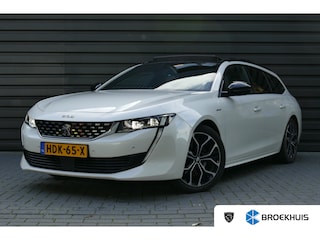 Peugeot 508 SW 1.6 HYBRID 225PK GT / CAMERA / STOELVERWARMING / PANO.DAK / ALCANTARA / AGR / MASSAGESTOEL / 18"LMV / KEYLESS / FULL-LED / NAVI / CLIMA / PDC / BLUETOOTH / ADAPT. CRUISECONTROL / 2E EIGENAAR / SCHITTERENDE STAAT !!