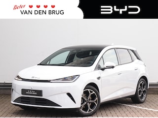 BYD Dolphin G 1.5L DM-i Comfort | Oxford White! | 105km elektrisch | Panoramadak | 360 Camera | HUD | Stoel en Stuurverwarming |