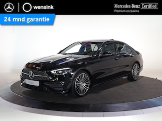 Mercedes-Benz C-klasse 180 Business Solution AMG | Panoramaschuifdak | Night | 19 inch LM Velgen | Trekhaak | 360 Camera | Memory Elek. stoelen